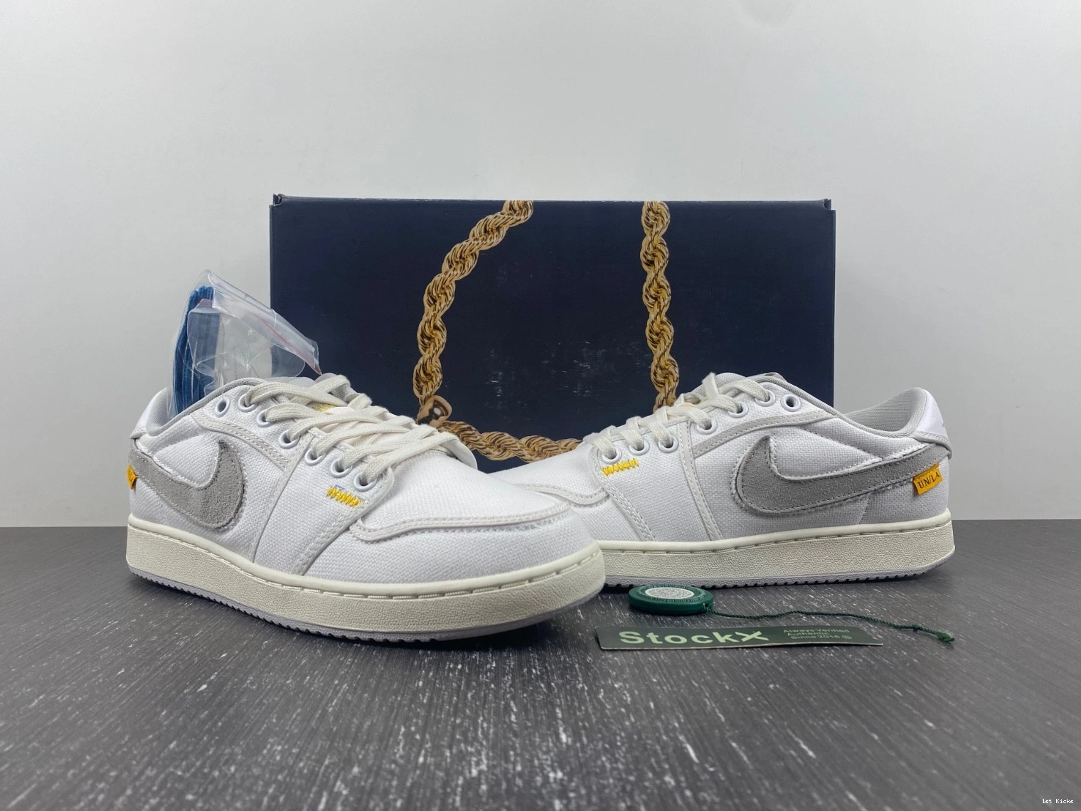 White Retro  DO8912-101 Low 1 Union SP AJKO Jordan Canvas 1014